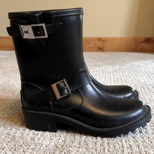 Michael Kors Short Rain Boots Sz 9